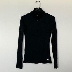 Black Half Zip Under Armour Sweatshirt